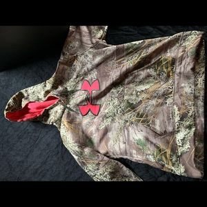 Under Armour Pink & Camo Hoodie